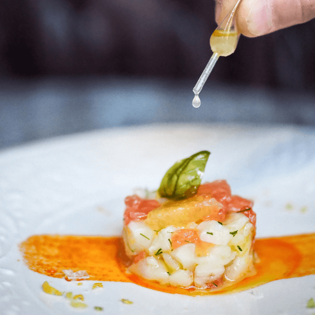 Upcoming events - Tartar being plated