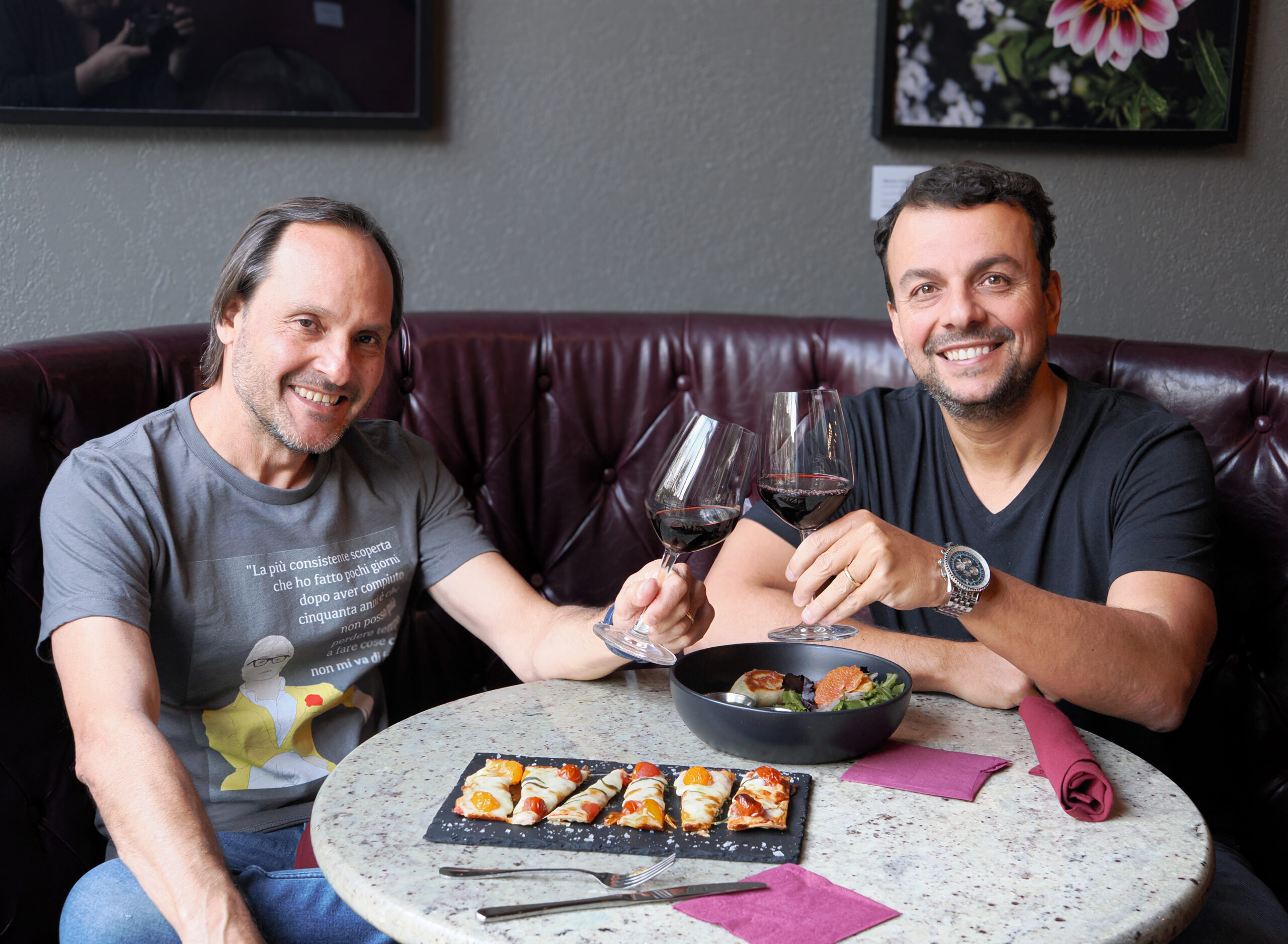 Vinia Wine & Kitchen Ownership Change, Founder Fabio Perricelli and new owner Rafael Lima